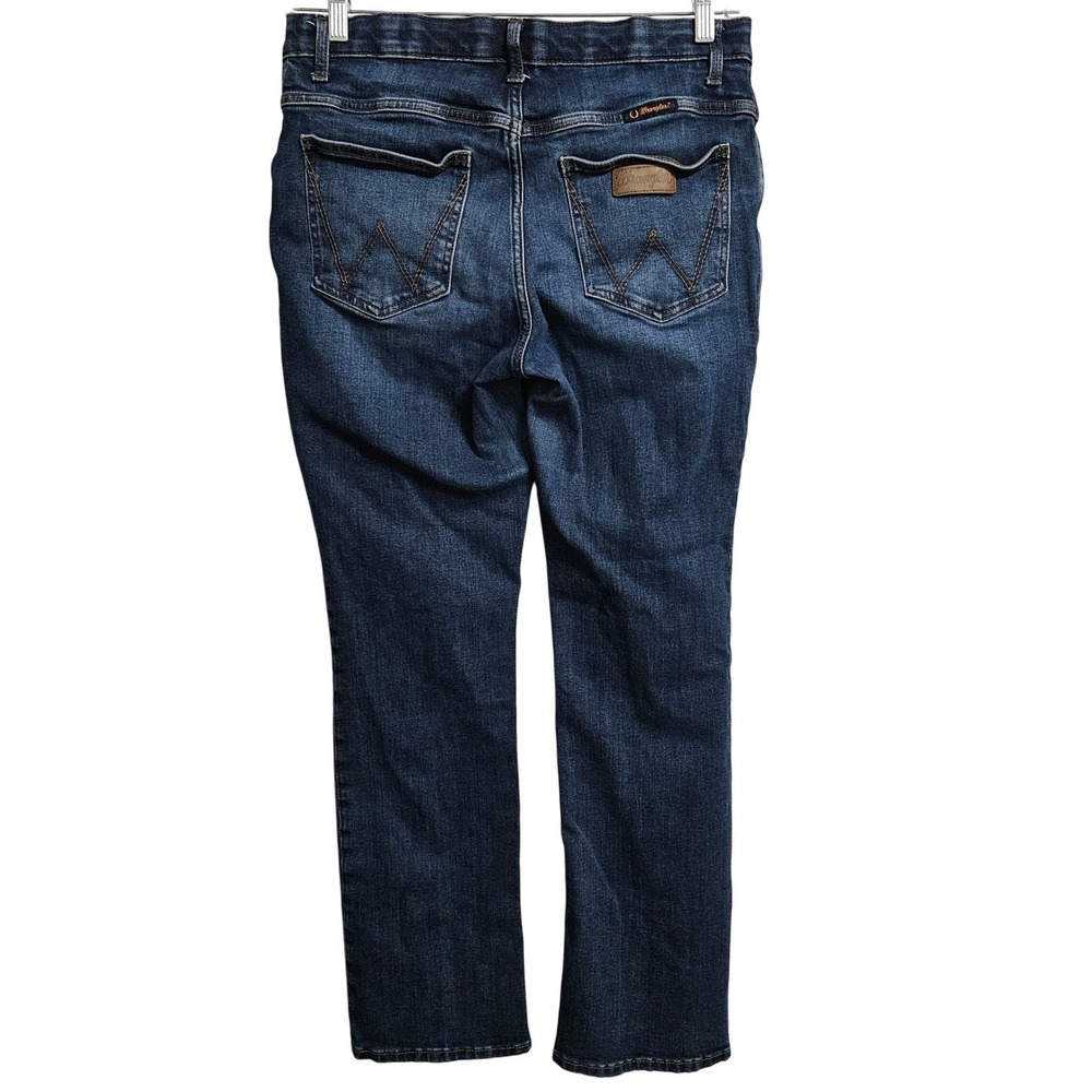 Wrangler Willow Ultimate Riding Jeans Women 31x32 Blue Mid Rise Stretch Western